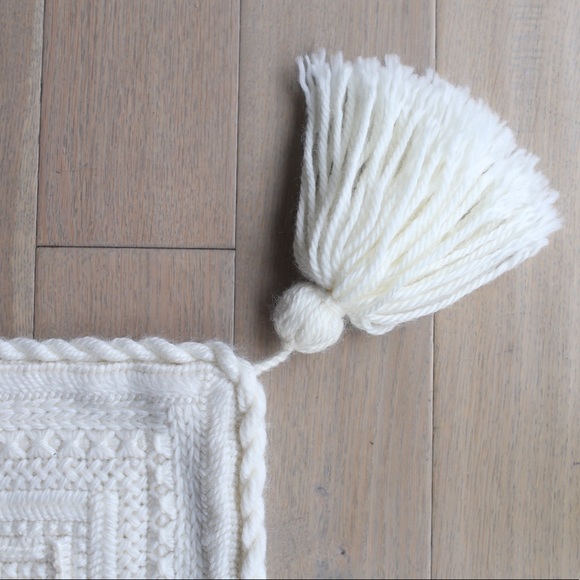 **SOLD**Boho crochet tassel pillow cover - Picture 3 of 6